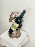 Load image into Gallery viewer, Horse Wine Rack Holder in Gold
