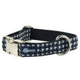 Load image into Gallery viewer, Houndstooth Black & White Velvet Essential Dog Collar
