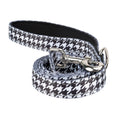 Load image into Gallery viewer, EcoBark Houndstooth Dog Leash by Southlake Paws, featuring a padded comfort grip and stylish houndstooth pattern. Available i
