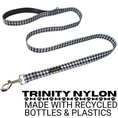 Load image into Gallery viewer, EcoBark Houndstooth Dog Leash by Southlake Paws, featuring a padded comfort grip and made from recycled materials. Available 
