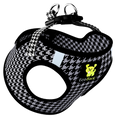 Load image into Gallery viewer, EcoBark Step In Dog Harness - XXXS to Small Breeds- Reflective Soft Mesh Harness for Teacup, Small Dogs and Puppies / Houndstooth
