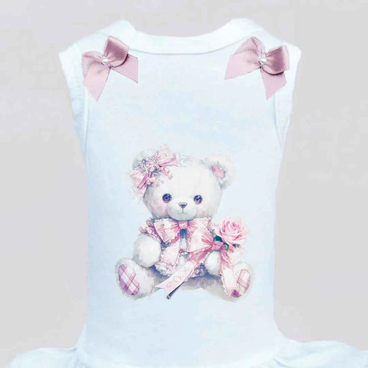 Hello Doggie Hugs x Kiss Faux Fur Satin Handmade Handmade in the USA Dog Dress