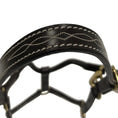 Load image into Gallery viewer, Huntley Equestrian Fancy Stitched Adjustable Premium Leather Pony Halter with Brass Hardware

