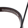 Load image into Gallery viewer, Huntley Equestrian Fancy Stitched Raised Chain Noseband
