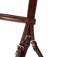 Load image into Gallery viewer, Huntley Equestrian Fancy Stitched Schooling Hunter Bridle with Reins
