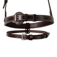 Load image into Gallery viewer, Huntley Equestrian Flash Leather Loop Noseband Attachment

