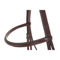Load image into Gallery viewer, Huntley Equestrian Sedgwick Fancy Stitched Square Raised Hunter Horse Bridle with Reins
