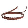 Load image into Gallery viewer, Huntley Equestrian Sedgwick Fancy Stitched Square Raised Laced Reins
