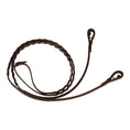 Load image into Gallery viewer, Huntley Equestrian Sedgwick Fancy Stitched Square Raised Laced Reins
