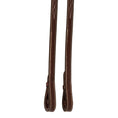 Load image into Gallery viewer, Huntley Equestrian Sedgwick Fancy Stitched Square Raised Laced Reins
