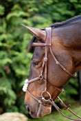 Load image into Gallery viewer, Huntley Equestrian Sedgwick Leather Padded Monocrown Figure 8 Bridle
