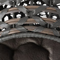 Load image into Gallery viewer, Huntley Pet Hemisphere Rattan Pet Bed, Elevated With Cushion
