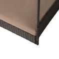 Load image into Gallery viewer, Huntley Pet Rattan Wicker Indoor Outdoor Cabana Raised Pet Bed
