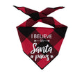 Load image into Gallery viewer, I Believe in Santa Paws Christmas Dog Bandana
