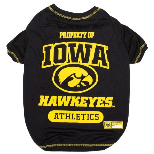 NCAA University of Iowa Hawkeyes Dog T-Shirt