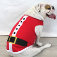 Load image into Gallery viewer, Parisian Pet 'Santa'Dog Shirt - Christmas Pet Apparel for Holiday Cheer, Red

