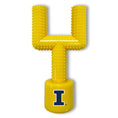 Load image into Gallery viewer, Illinois Hard Nylon Goal Post Chew Toy
