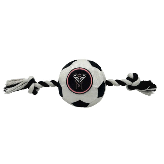 Inter Miami Soccer Ball Rope Toy