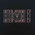 Load image into Gallery viewer, MLS Inter Miami Club de Foot Striped Text Dog T-Shirt
