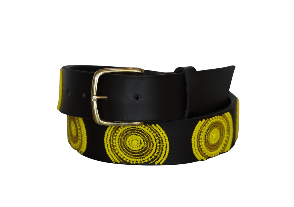 TKC Sunshine Belt in Wide Width - Brass Buckle