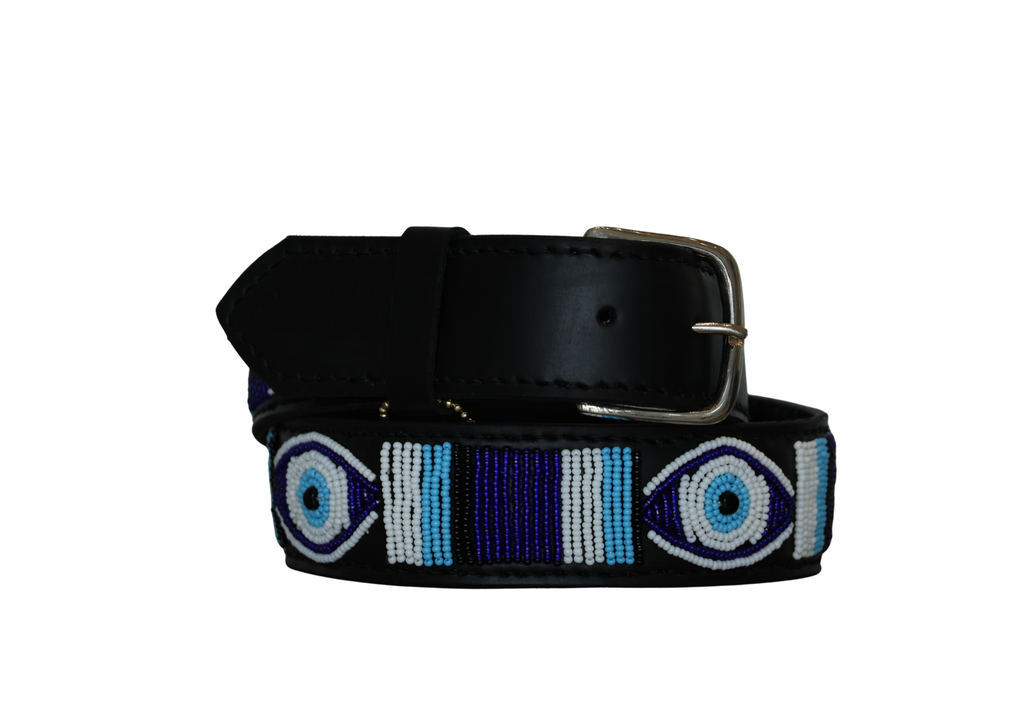TKC Evil Eye Wide Width Belt - Silver Buckle