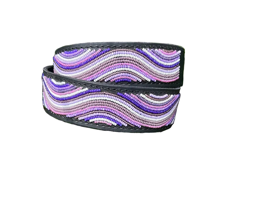 TKC The Purple Wave Belt Wide Width - Silver Buckle