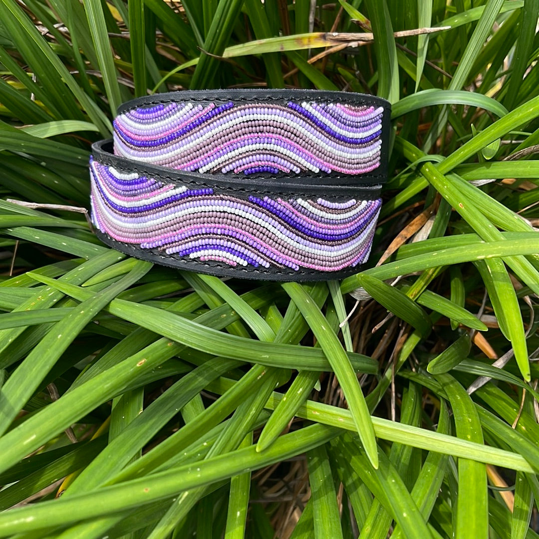 TKC The Purple Wave Belt Wide Width - Silver Buckle