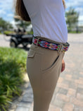 Load image into Gallery viewer, TKC Posey Argyle Wide Width Belt - Brass Buckle
