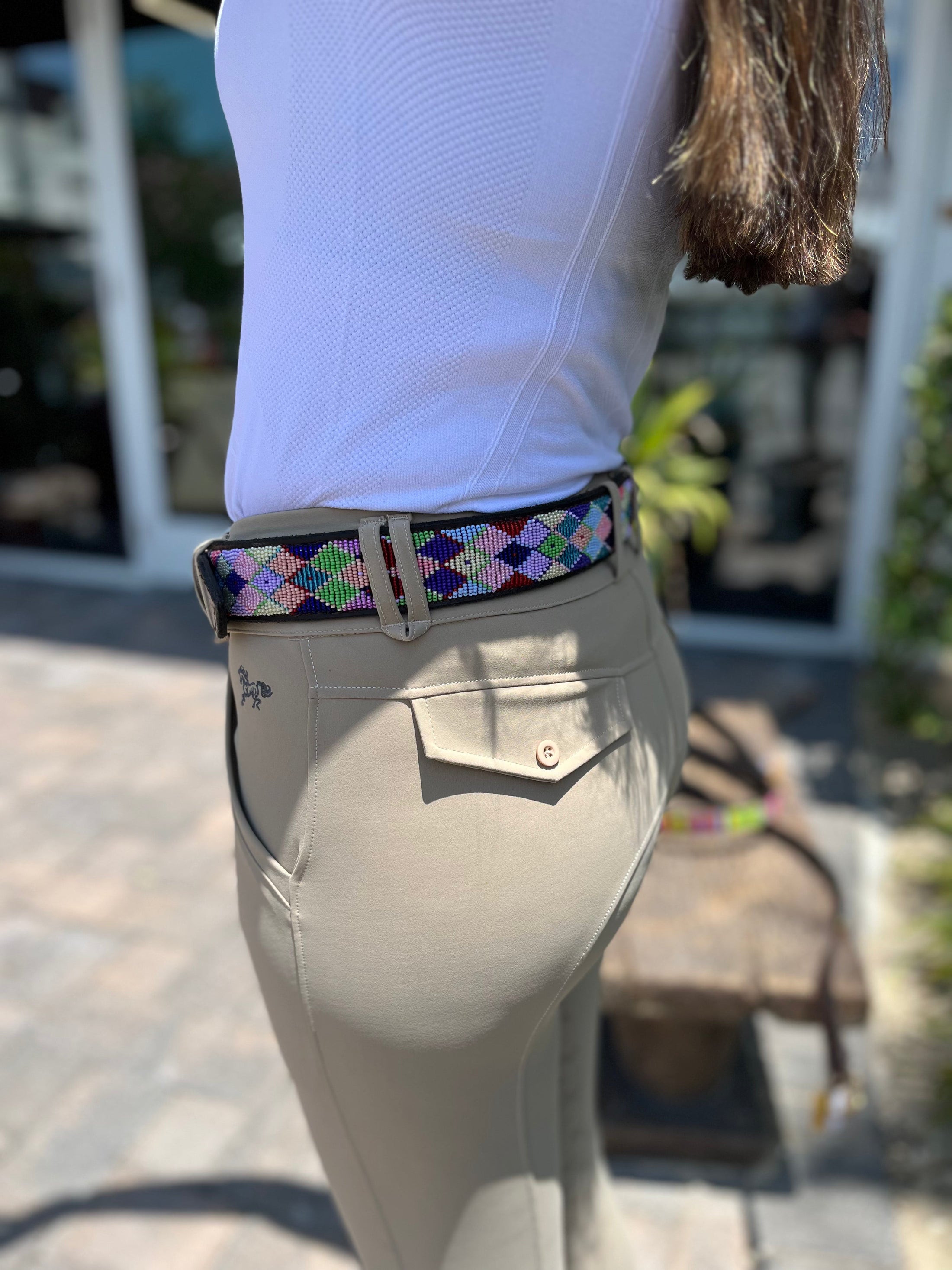 TKC Posey Argyle Wide Width Belt - Brass Buckle