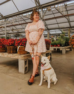 Floral Puff Sleeves Dress
