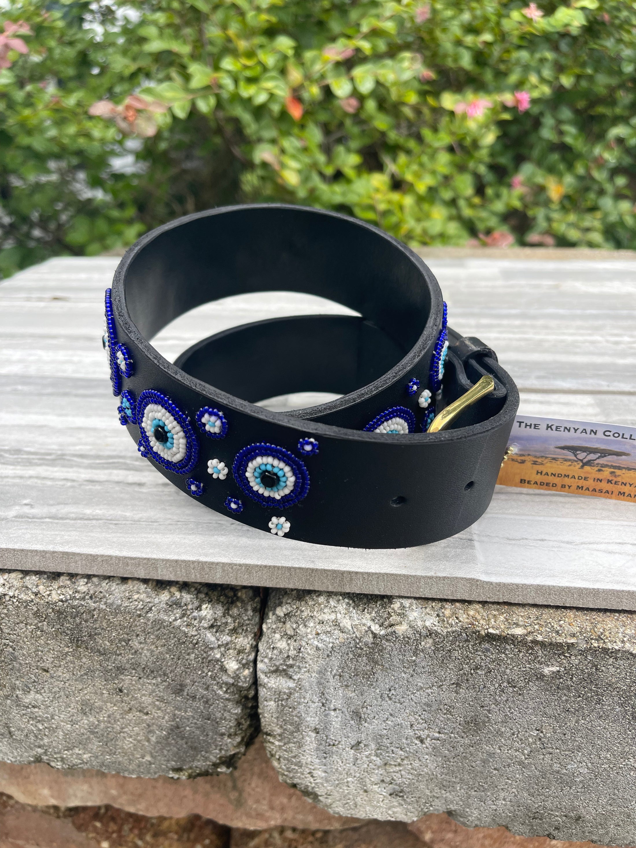 TKC Evil Eye Scattered Belt - Wide Width - Silver Buckle