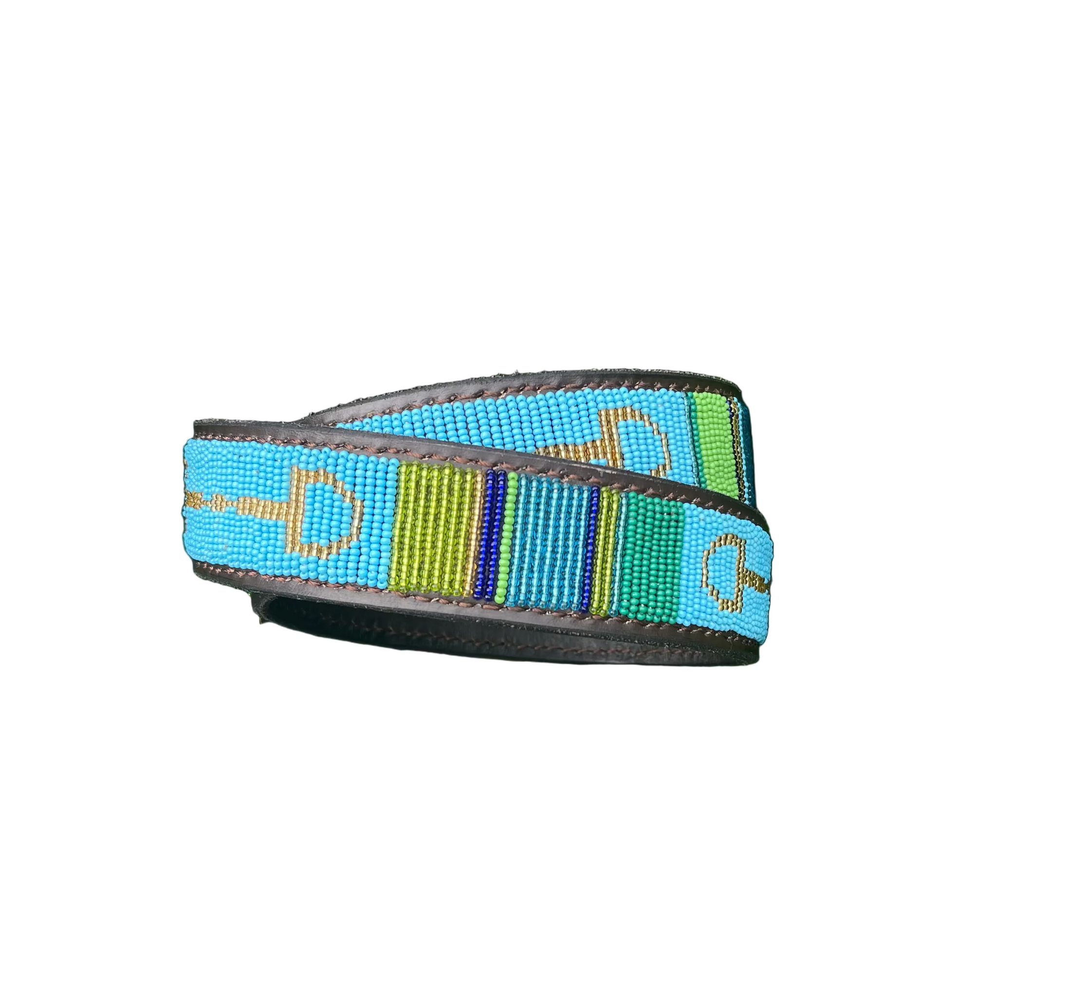 TKC Peacock Bits Belt - Wide Width Silver Buckle