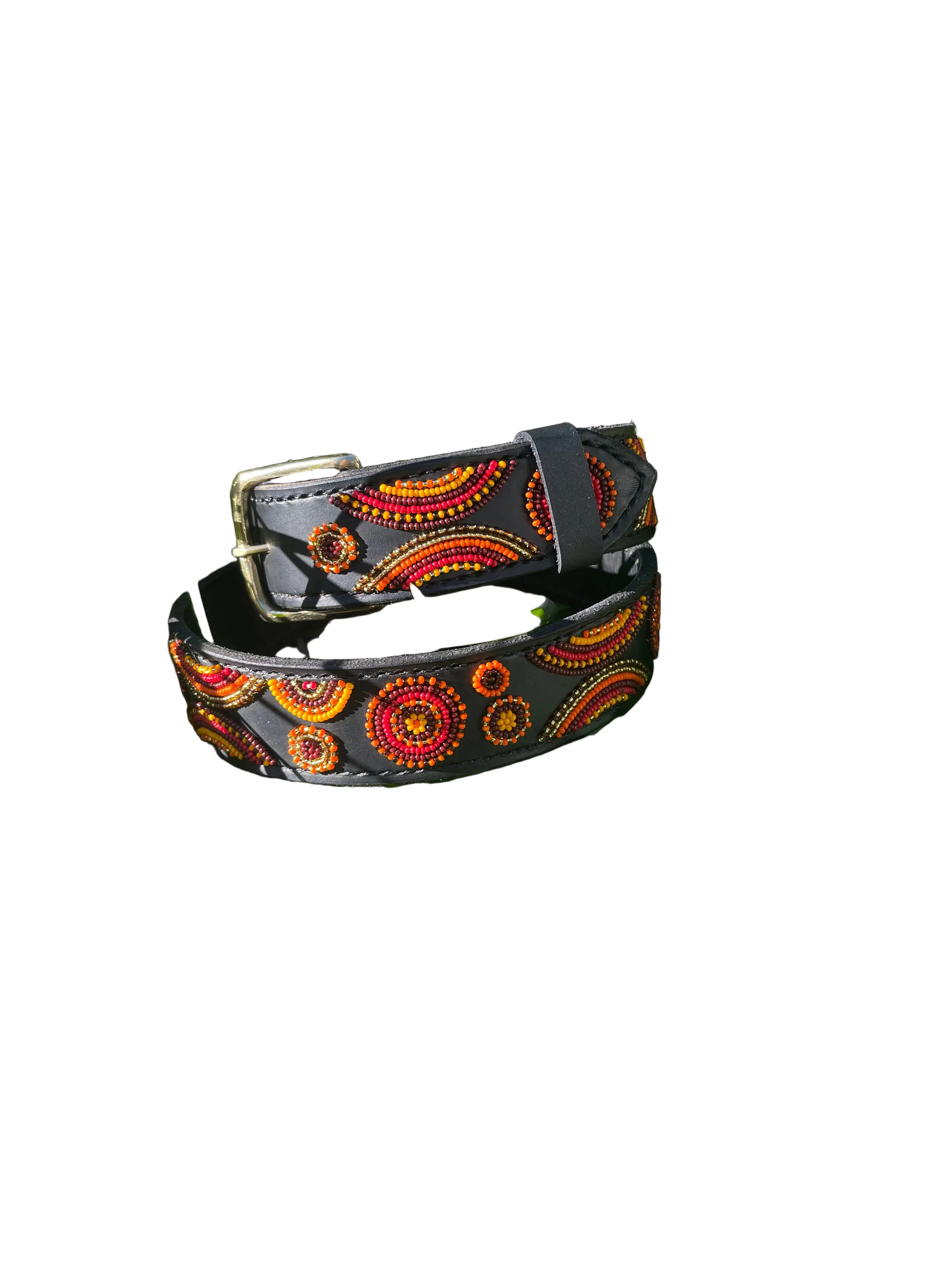 TKC Bezana Belt - Orange - Brass Buckle