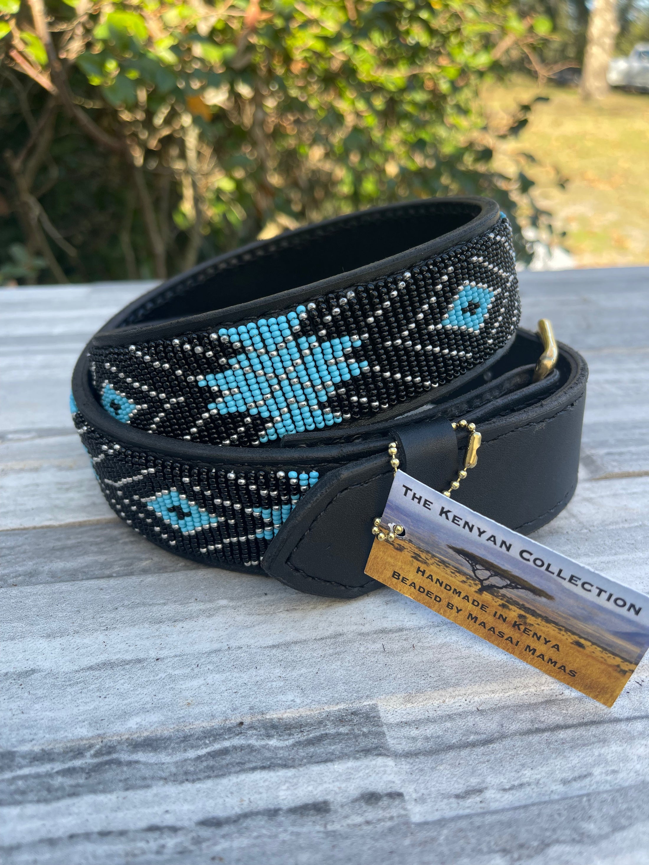TKC Zazu Beaded Belt Wide Width The Aztec Collection - Silver Buckle