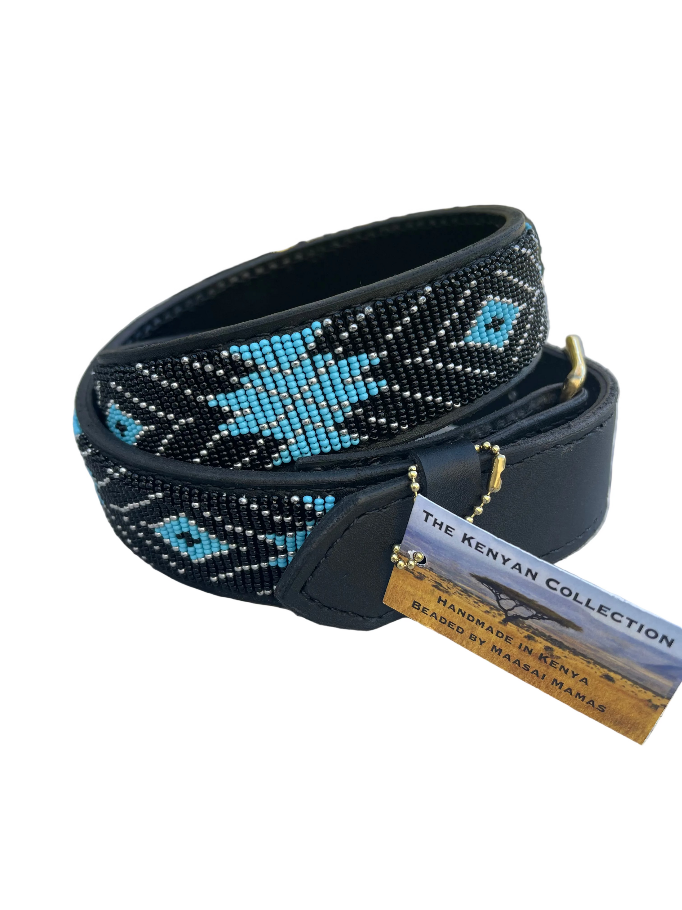 TKC Zazu Beaded Belt Wide Width The Aztec Collection - Silver Buckle