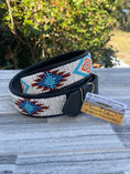 Load image into Gallery viewer, TKC Beth Beaded Belt Wide Width The Aztec Collection - Brass Buckle
