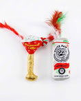 Load image into Gallery viewer, White Paw Kitty Seltzer & Pawpermint Cattini Christmas Cat Toy - Organic Catnip
