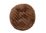 Chocolate Mink Bagel Bed