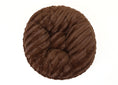 Load image into Gallery viewer, Exotic Fur Brown/Gold & Chocolate Mink Bagel Bed
