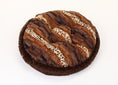 Load image into Gallery viewer, Exotic Fur Brown/Gold & Chocolate Shag Bagel Bed
