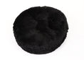 Load image into Gallery viewer, Black Shag Bagel Bed
