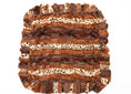 Load image into Gallery viewer, Exotic Fur Brown/Gold and Chocolate Mink Blanket

