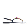 Load image into Gallery viewer, Black Suede with Multi Color Crystal

