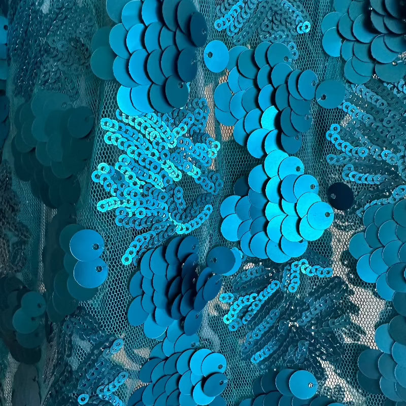 C’Mimi Designer Couture Shimmering Blue Dog Party Dress