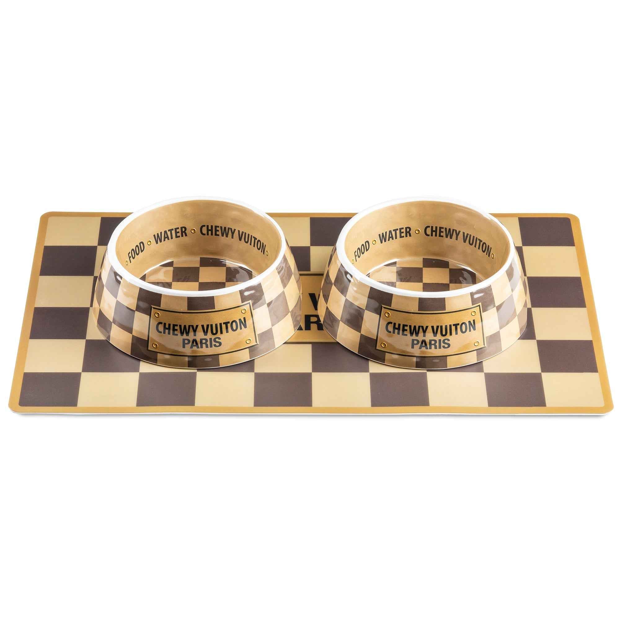Tan Checker Chewy Vuiton Placemat