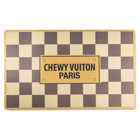 Tan Checker Chewy Vuiton Placemat