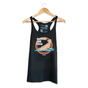 Puppies & Yoga Mat Tank | Gift for Yoga Dog Moms