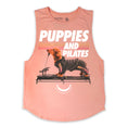 Load image into Gallery viewer, Puppies & Pilates Dog Tank Top | for Dog Lovers | Made in USA
