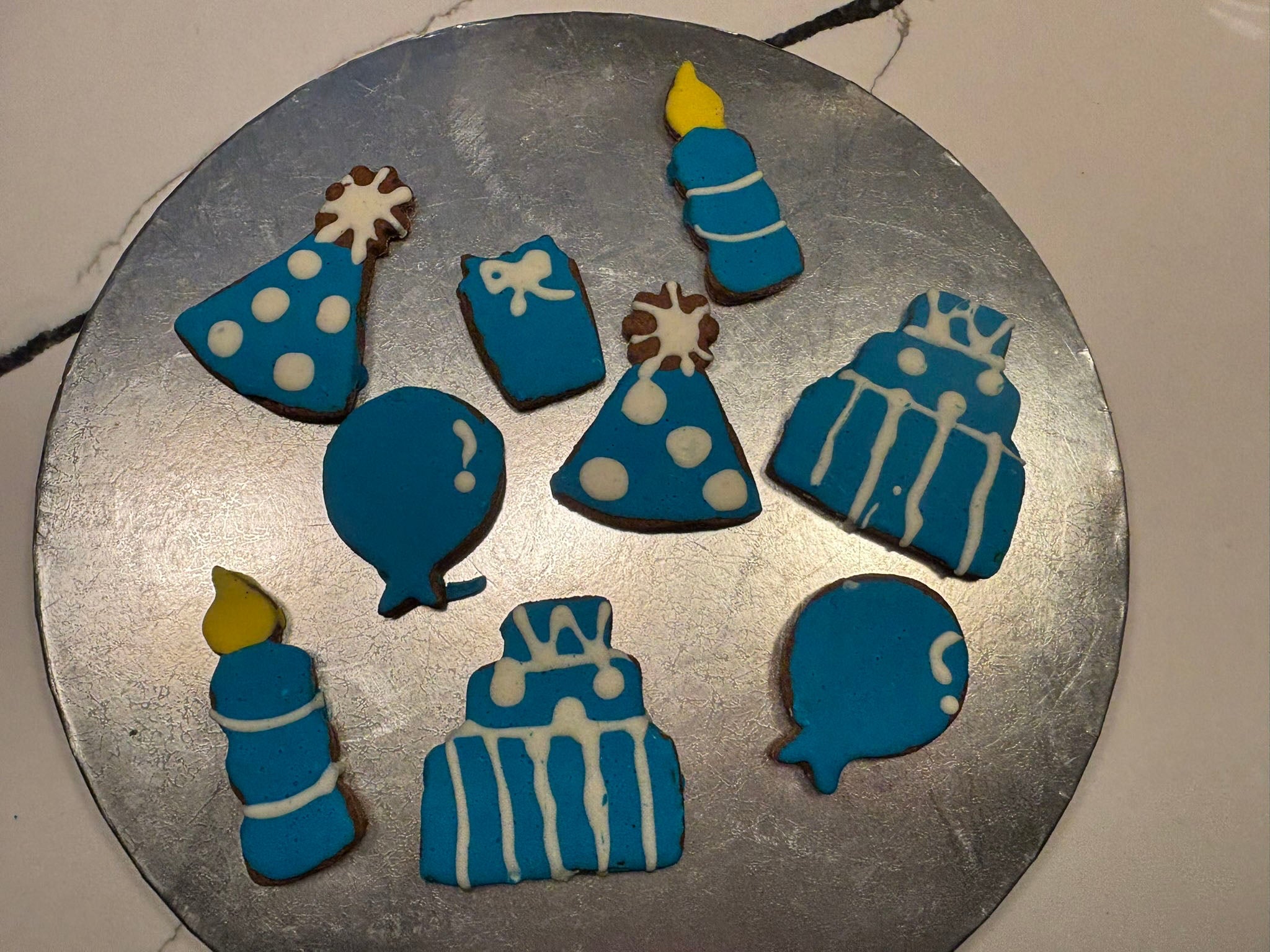 Birthday Boy Organic Dog Cookie Box