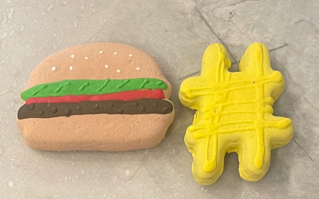 Burger and Fries Treats - Set of 2